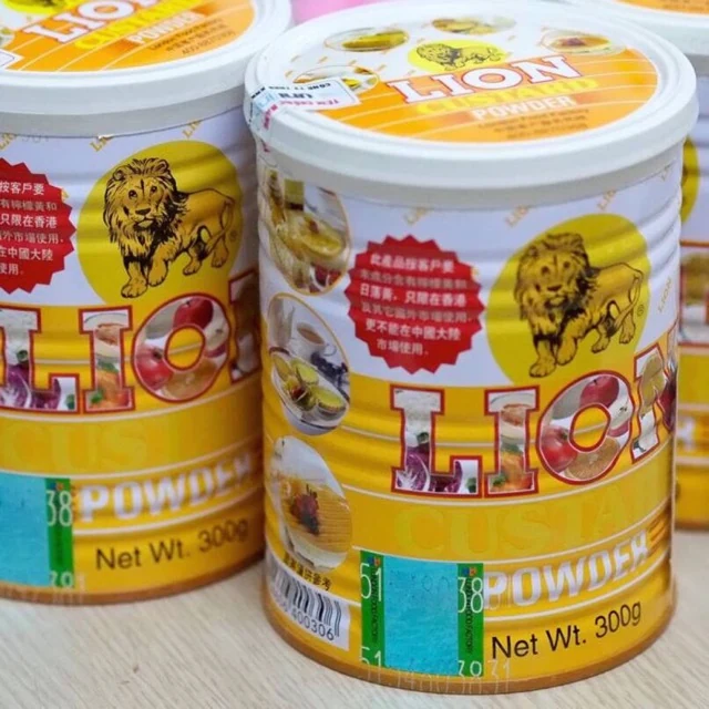 Custard powder brand sư tử ( 300g x 24 boxes/ case ) — Reference photo