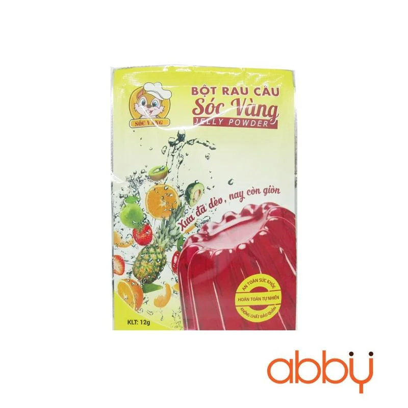 果冻粉 sóc vàng - Jelly powder (12g-new) — 参考图片