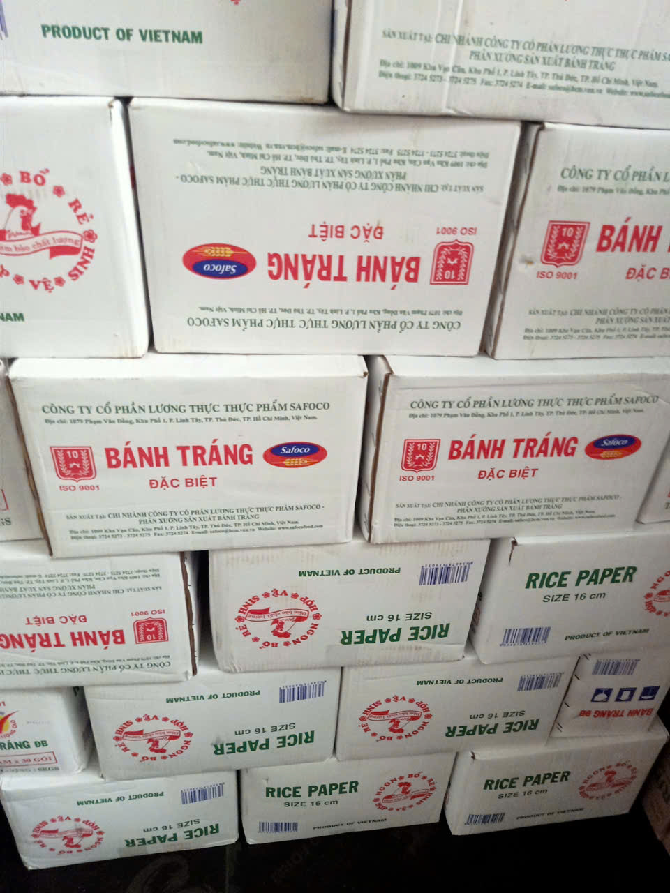 Bánh tráng Safoco 16 cm tại kho Đồng Bằng
