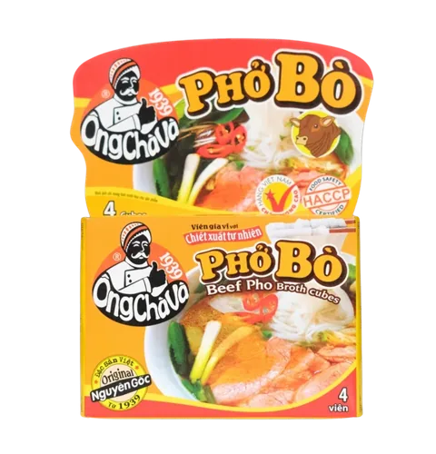 Natural-extract seasoning cubes Beef pho 75gr — Reference photo